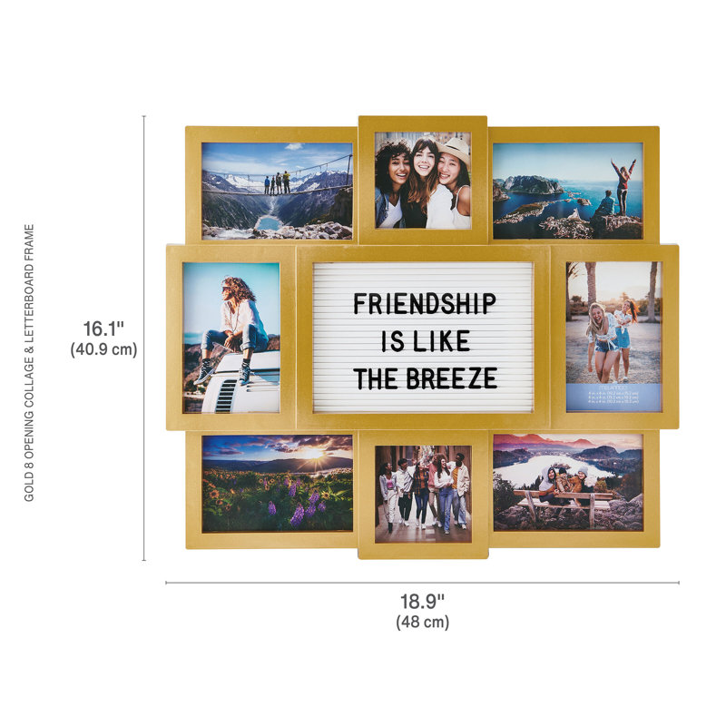 Melannco 9 Opening Photo Collage Frame