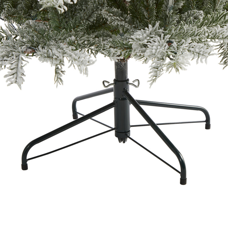 Arbre de Noël élancé épinette artificiel avec 500 lumières DEL, H 7,5 pi