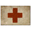 Croix rouge - Impression sur toile-12305244