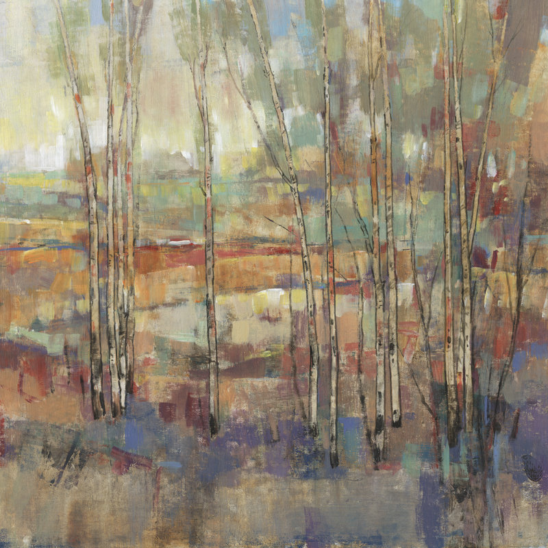 Kaleidoscopic Forest I by Tim O'Toole - Wrapped Canvas Painting, 76cm H x 76cm W