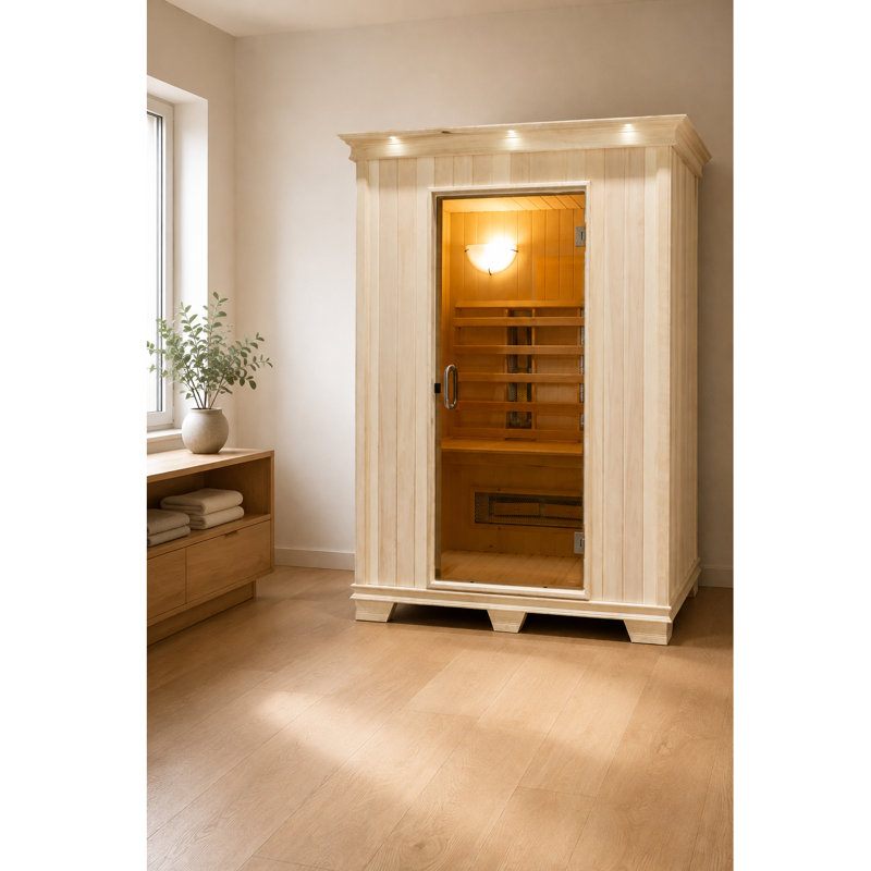TheraSauna 2-Person Far Infrared Home Sauna with Stable Heat Technology