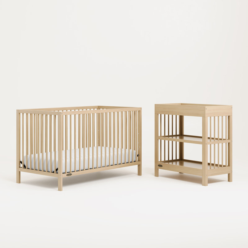 Ensemble de chambre de bébé convertible 5-en-1 Graco Teddi, Bois flottant