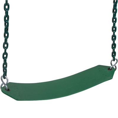 Plastic Belt Swing with Coated Chain
