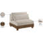 Fauteuil modulaire rembourré en tissu Turin Chenille-122059795-122059797