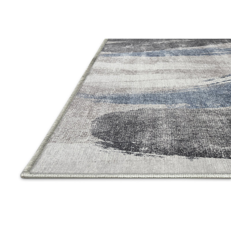 Chenille Abstract Indoor Rug, Rectangle 4' x 6'