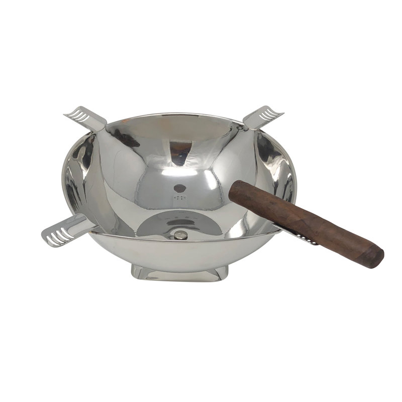 Cendrier quadrilatère «Smokin Ash», Acier inoxydable