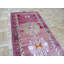Tapis de couloir rouge en laine noué à la main de conception unique 2 pi 10 po x 11 pi 6 po Mailon