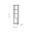 Croft 153cm H x 38cm W Bookcase-125346169