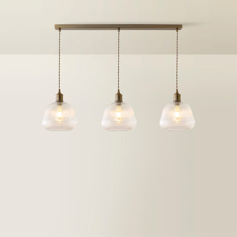 Alessandrini 3 - Light Pendant, Brushed Brass