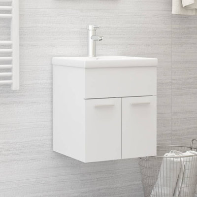 Geles 410mm Single Bathroom Vanity with Integrated Ceramic Basin