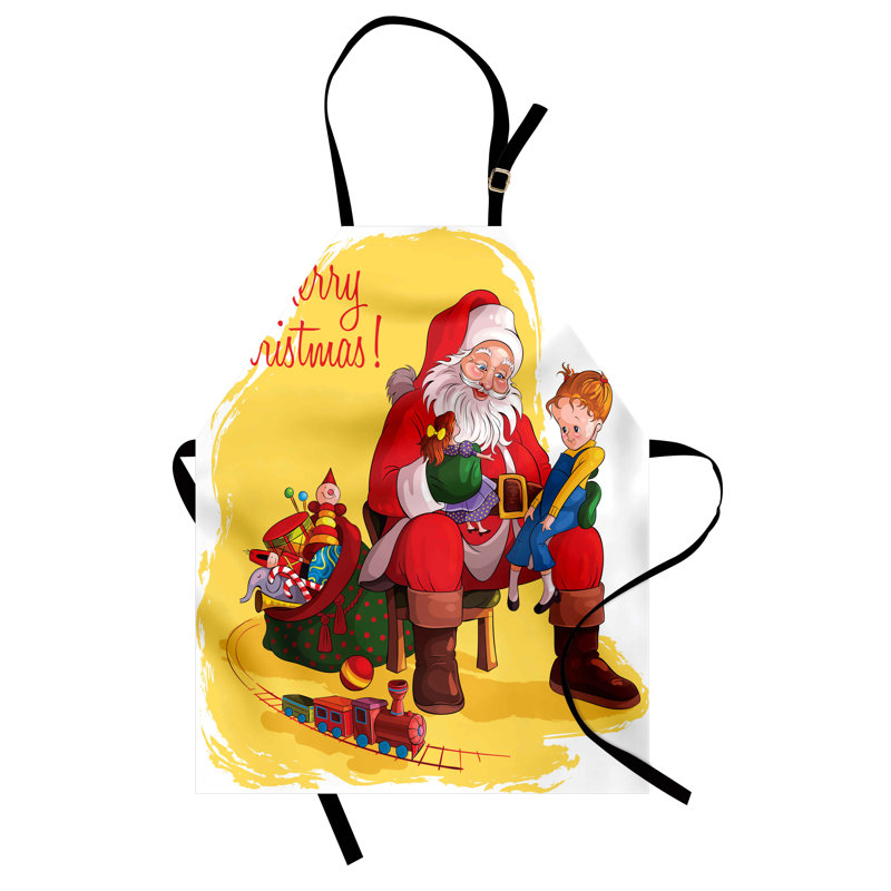 Tablier de Noël sans motif bavoir