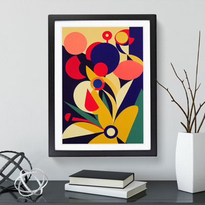 XV1022-779X Art Flowers Abstract No.3 - Single Picture Frame Print