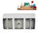 59" Streamline Soaking Freestanding Tub and Tray With Internal Drain