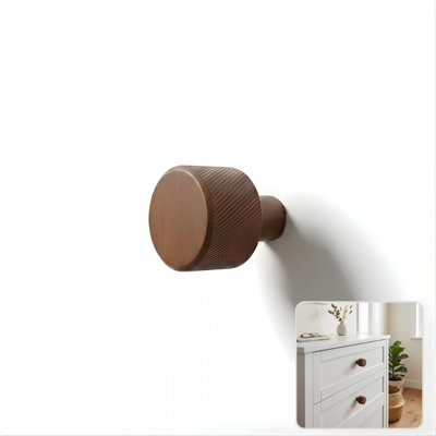 ROUS Hardware Mid Century Modern Knurled Knob