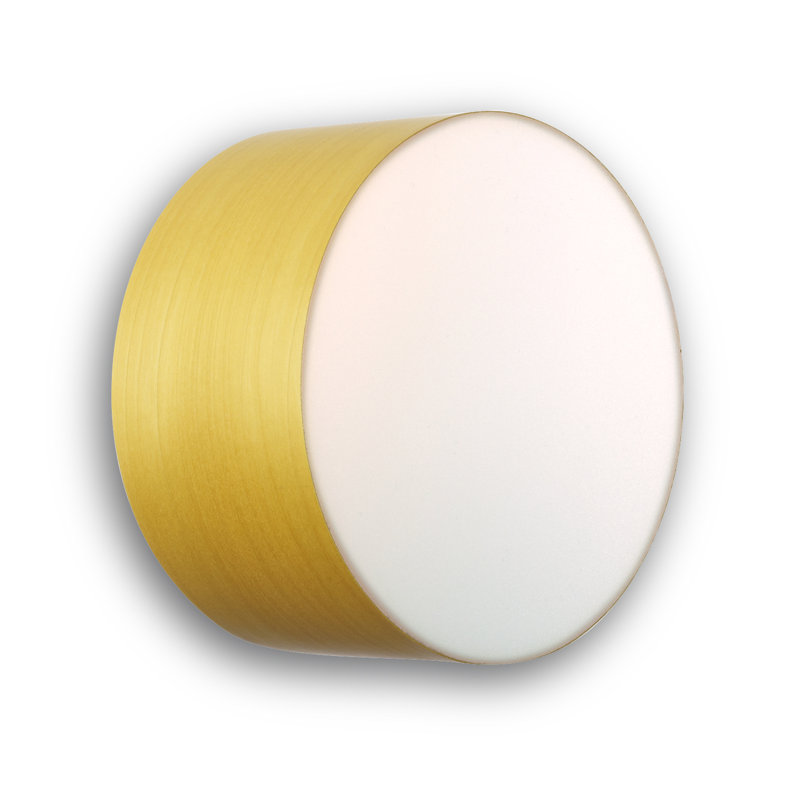 Gea 1 - Light Flush Mounted Sconce, Yellow, 16.5" H x 16.5" W x 3.9" D, GX53