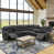 Charcoal Gray Fabric selected