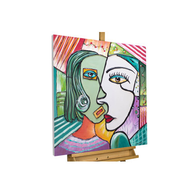 Hand -painted acrylic painting Perfect Completement