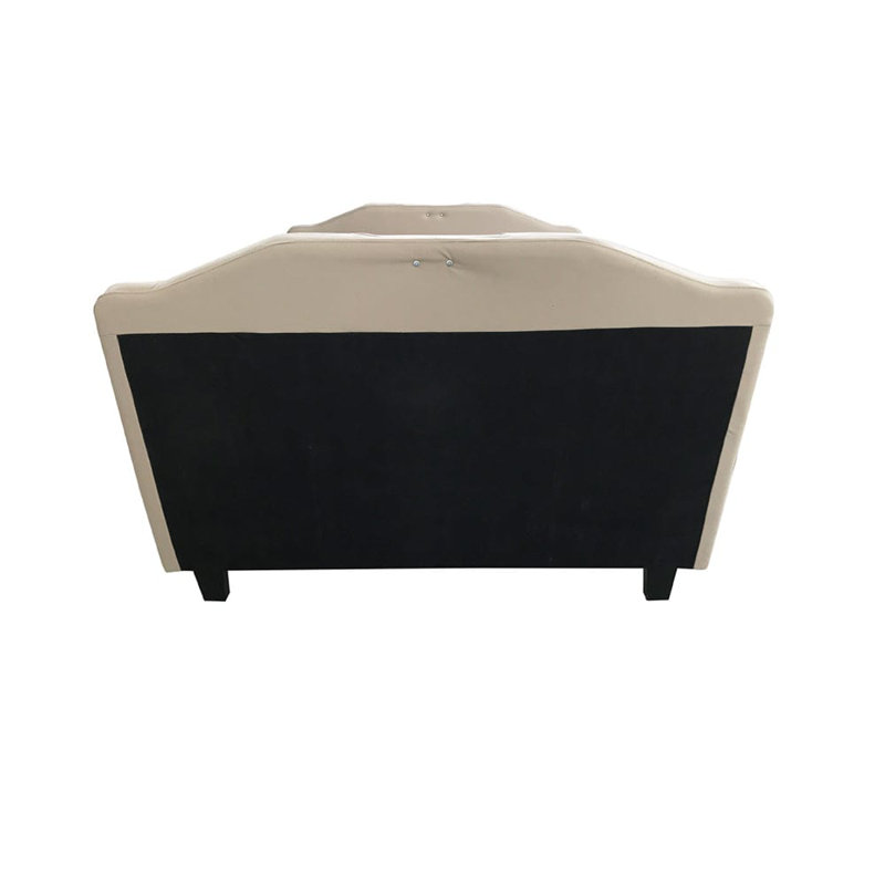 Upholstered Bed, Cream