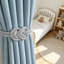 Natural Fabric Curtain Holdback/Tieback-1199876787