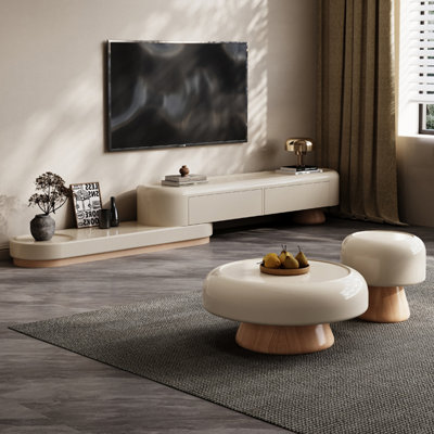Meuble télé et table basse style français