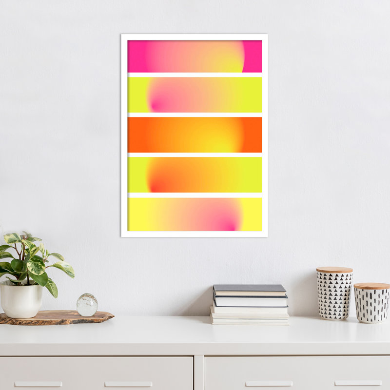 One Way encadré sur papier par Valeria Castillo, Blanc, H 25 po x l 18 po x P 1 po