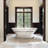 Kellie 70'' x 40'' Soaking Acrylic Bathtub-88693555