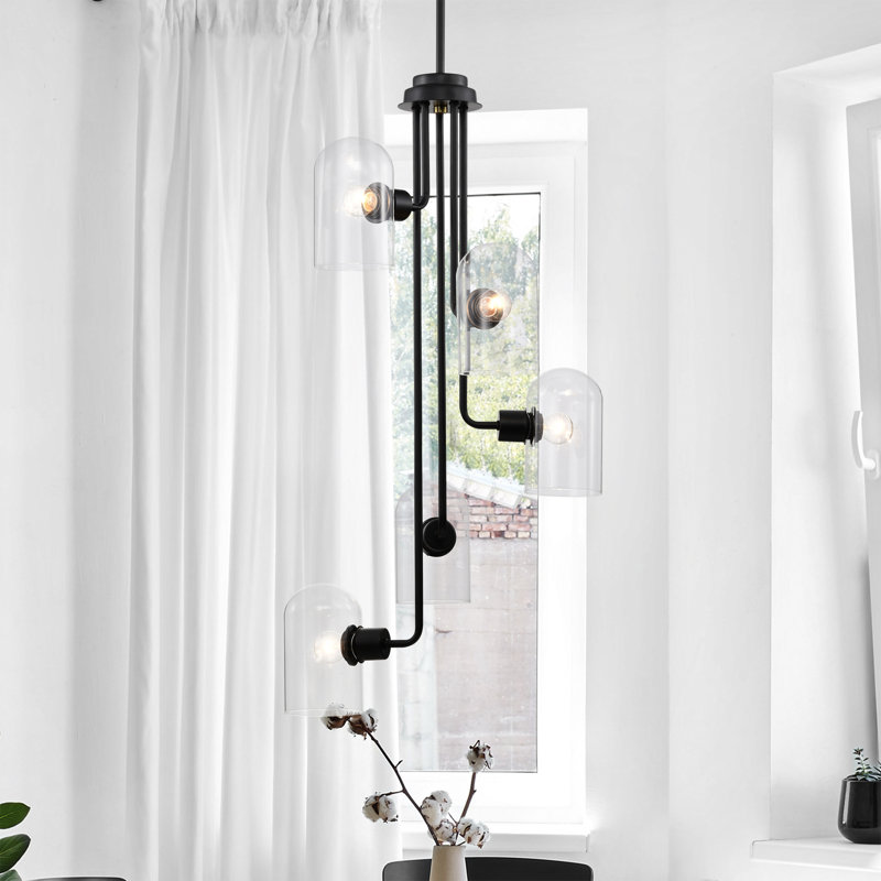 5 - Light Dimmable Linear Chandelier