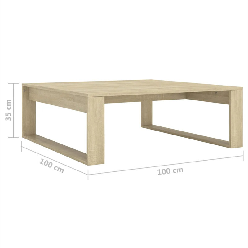 Goddord Sled Coffee Table, Sonoma Oak