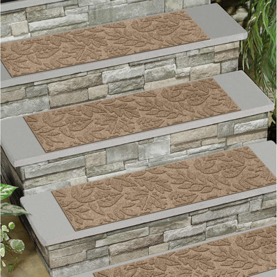 Ensemble de 4 marches d'escalier intérieur / extérieur 8,5 po x 30 po WaterHog® Fall Day