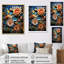 Impression sur toile colorée sur papier botanique coloré I-462056329-462056334
