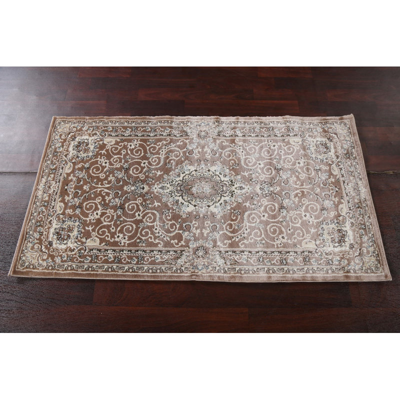 Tapis transitionnel oriental turc 3 x 5, Rectangle 2 pi 7 po x 4 pi 11 po