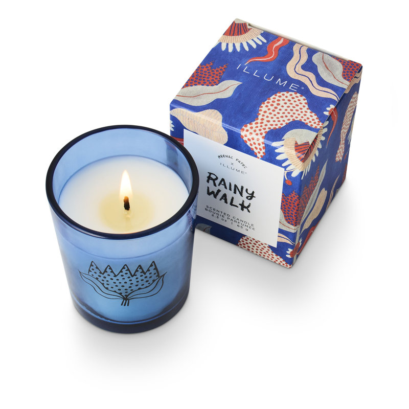 Meenal Patel Artist Series Rainy Walk Boxed Scented Votive Candle