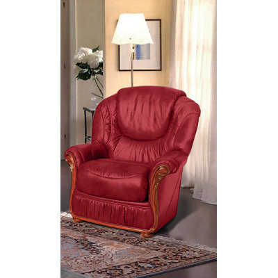 Kinzer Faux Leather Armchair
