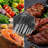 15-Piece Damascus Kitchen Knife Set with Compact Block