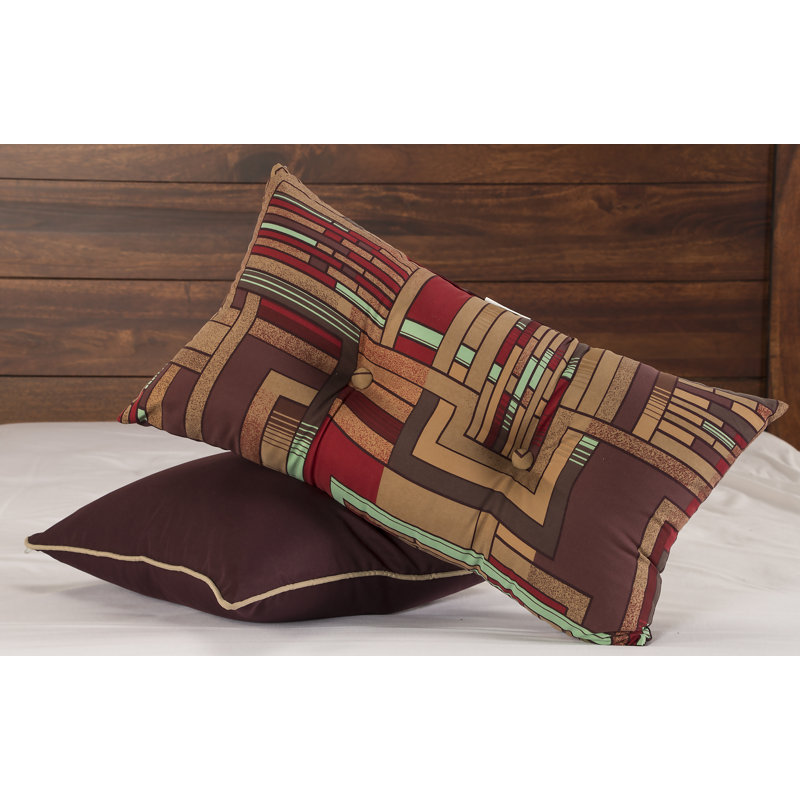Mission Statement Rustic Geometric Shapes Duvet Cover