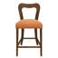 Élégant tabouret de comptoir sans accoudoirs, structure en bois d'hévéa massif, dossier ergonomique, parfait pour les cuisines et les bars modernes-1748870241-1748870172