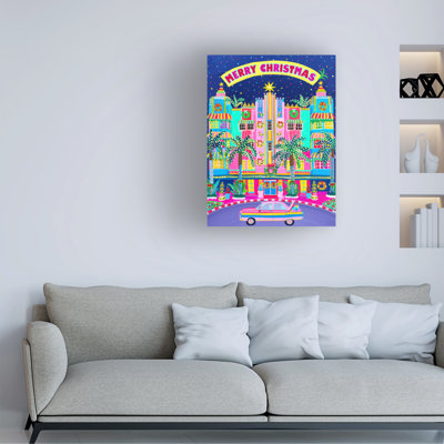 «Jess Stempel Miami Hotel Christmas», art sur toile