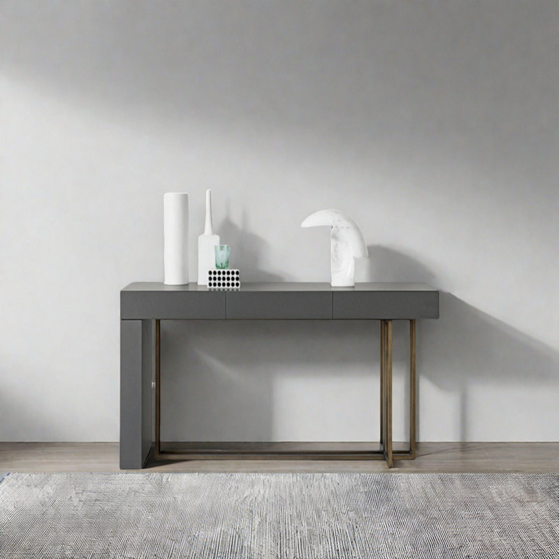Modern Minimalist Multifunctional Console Table, 29.53" H x 47.24" W x 17.72" D