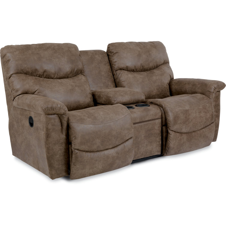 James Reclining Loveseat with Console