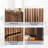 2-Drawer 2-Tip-Down Drawer Slatted Shoe Cabinet-1644791382
