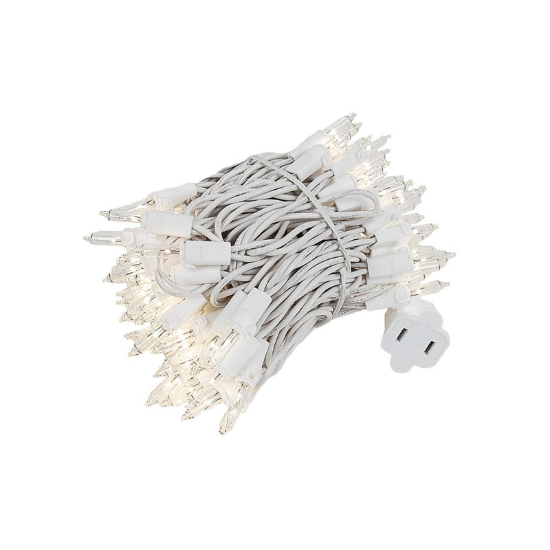 Guirlande de Noël 100 lumières, H 1,5 po x l 264 po x P 0,4 po
