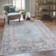 Tapis oriental bleu lavable et pliable FEAona-1765130181