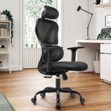 Comfy Breathable Ergonomic Task Chair with Headrest