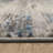 Louque Light Grey Modern Abstract Stripe Area Rug-39491455