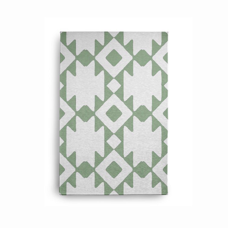 Chenille Geometric Indoor Rug