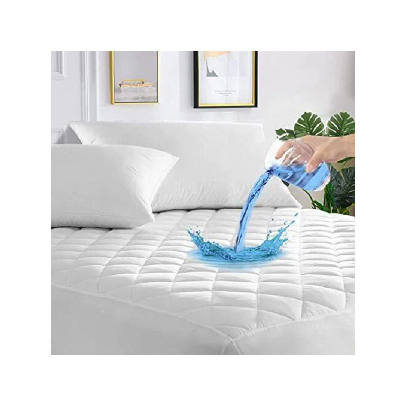 Angad Waterproof Fitted Mattress Protector Case Pack, Double (4'6)