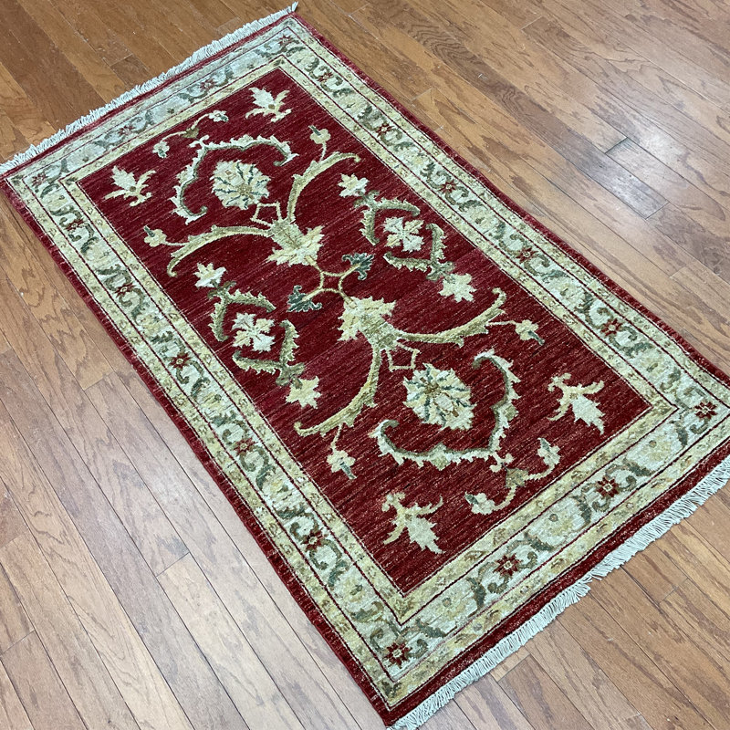  Handmade Oushak Wool Rug