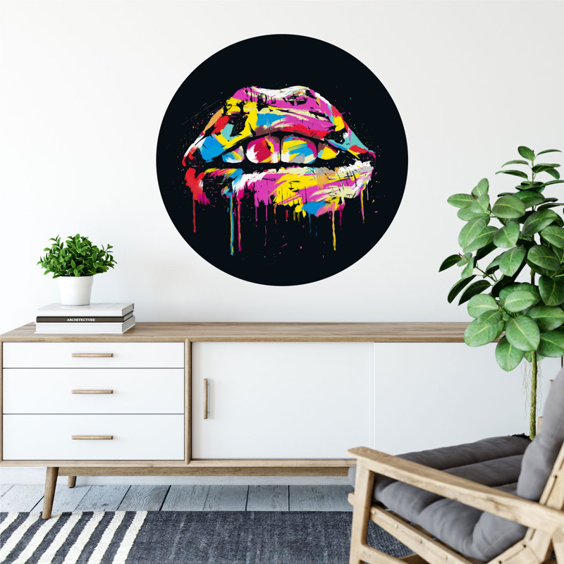 Abstract Non-Wall Damaging Wall Decal