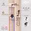 Robinet de douche circulaire avec valve brute-74557749