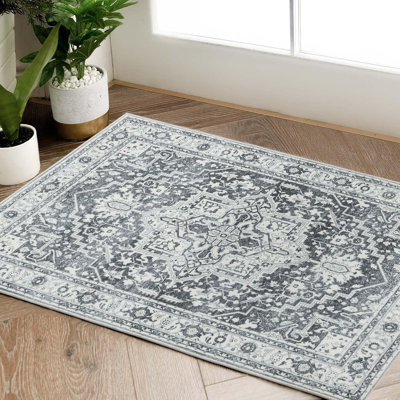 Tapis d'intérieur lavable Purra en chenille Mashine avec envers antidérapant pour l'entrée de la cuisine du salon